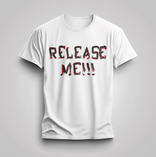 Стилна Тениска с Дизайн "RELEASE ME"