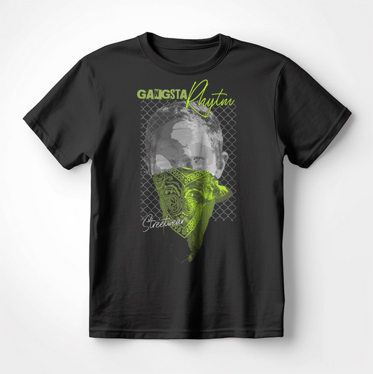 Готина Тениска с Дизайн "Gangsta Rhytm"