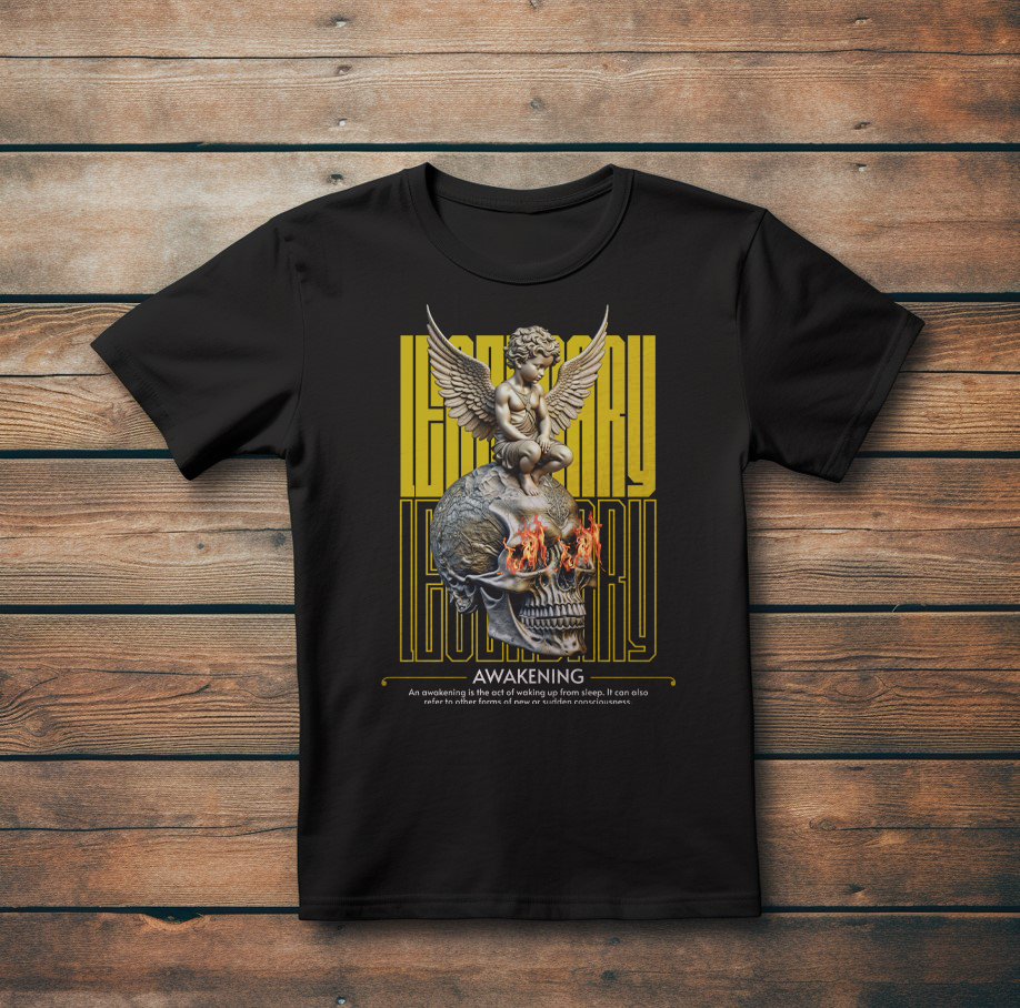 Стилна Тениска с Дизайн"Legendary"