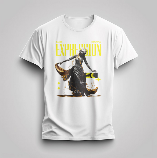 Стилна Тениска с Дизайн "Expression"
