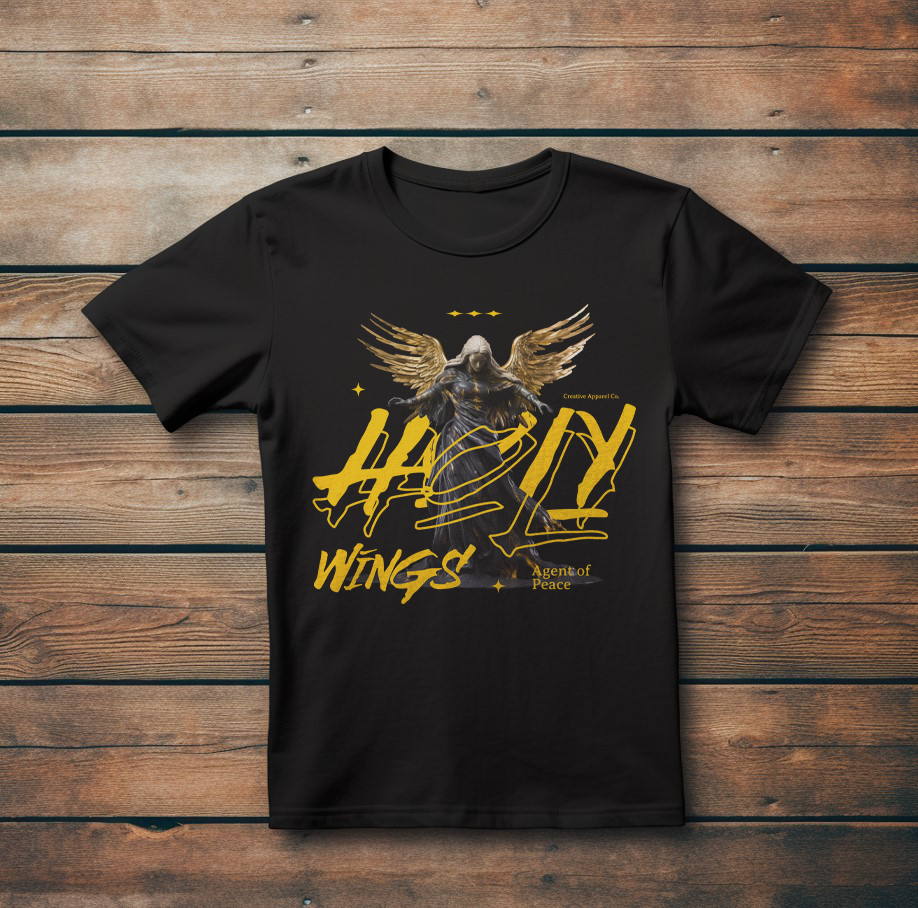 Готина Тениска с Дизайн "Holy Wings"