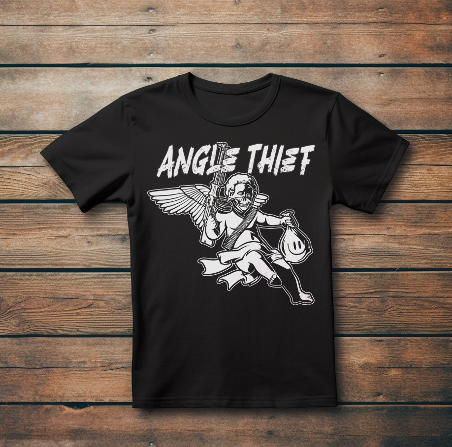 Елегантна Тениска с Дизайн "Angle thief"