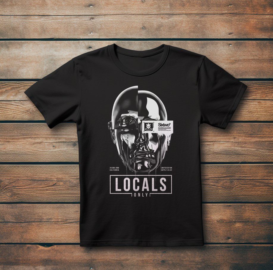 Модерна Тениска с Дизайн "Locals Only"