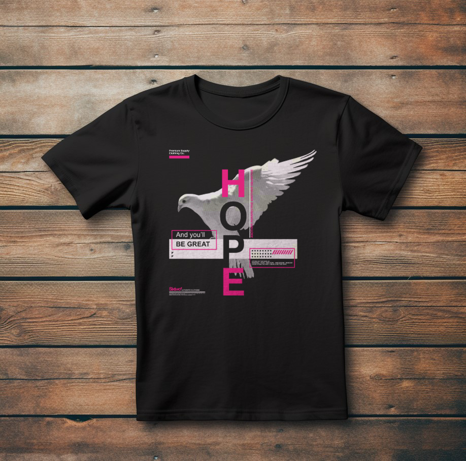 Готина Тениска с Дизайн "Hope"