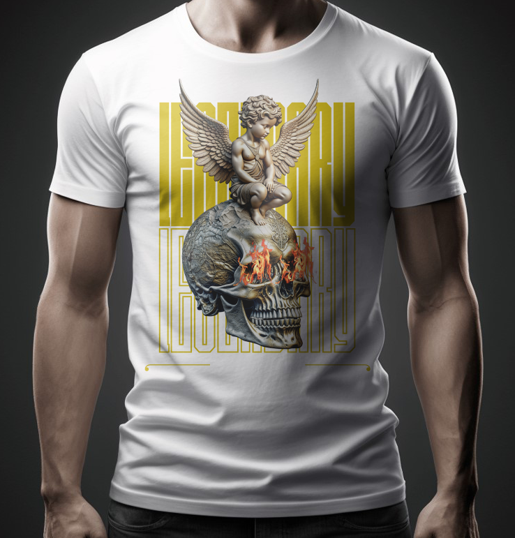 Стилна Тениска с Дизайн"Legendary"