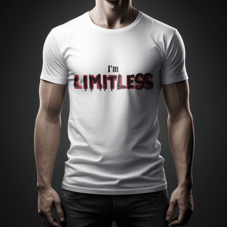 Елегантна Тениска с Дизайн " I'm LIMITLESS"